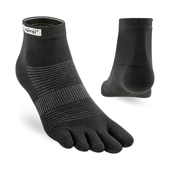 Injinji Run Lightweight Mini-Crew - Anti Blister Toe Socks
