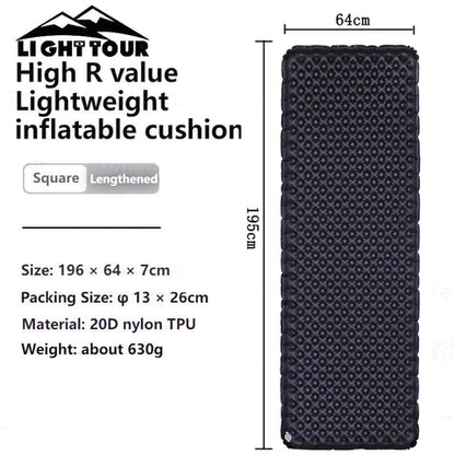 Light Tour Ultralight R3.5/R5.8 Insulated Sleeping Pad 20D Nylon