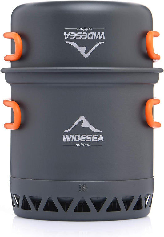 Widesea Camping 800ml Pot + 500ml Pan / 290g