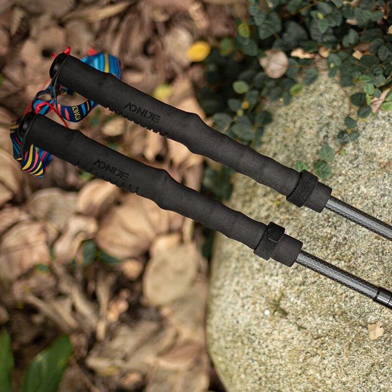 Aonijie Ultralight Carbon Fiber Trekking Poles 120cm, 121grams