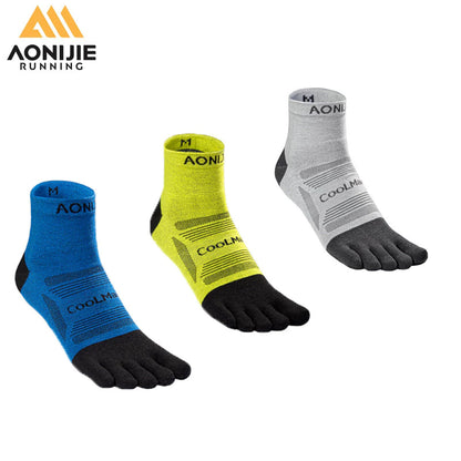 Aonijie Anti Blister Toe Socks - Quarter 3 pairs